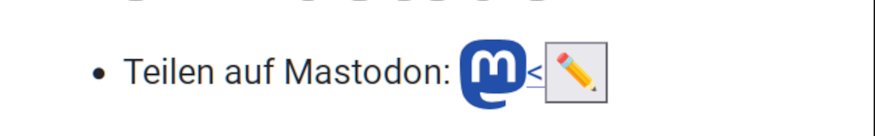 Mastodon-button