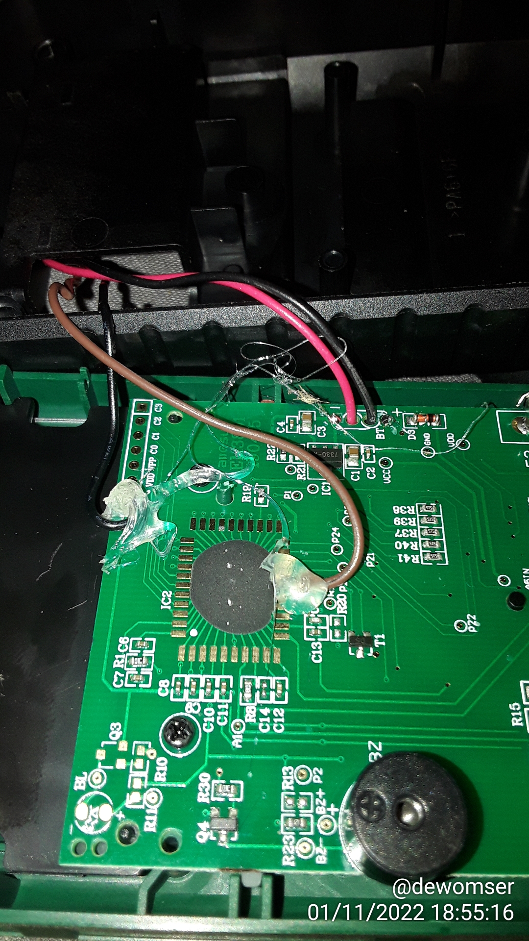 Multimeter von Innen Rx/Tx